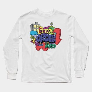 Let's order here Long Sleeve T-Shirt